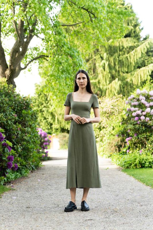 Palma Dress x Tee Sleeves - Puff and Pencil