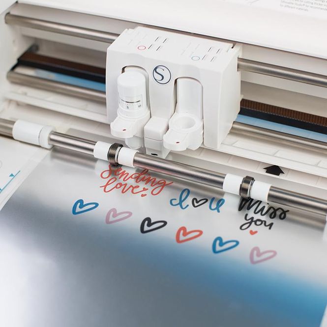 Hovedbilde Silhouette Printable Silver Sticker Foil