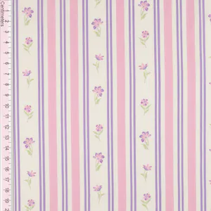 Hovedbilde Stripeblomst Lavendel - Fast Bomull