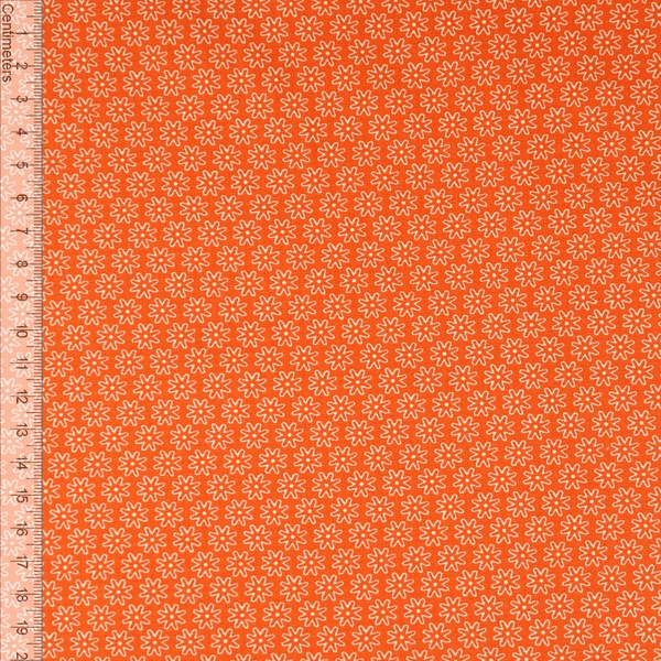 Daisylill Orange - Fast Bomull