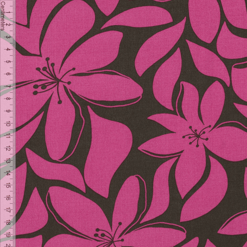 Ava Pink - Vevd Viskose