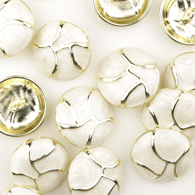 Hovedbilde Classy Pearl - 20 mm Metall Knapp