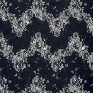 Hovedbilde Marineblå Victoria Lace - Blondestoff